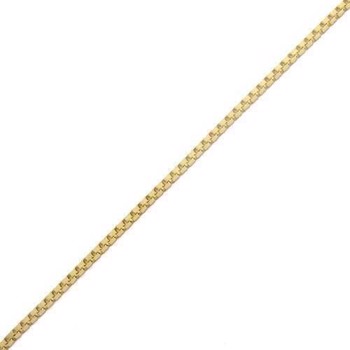 Venezia 8 karat guld halskæde, 0,9 mm bred, længde 50 cm